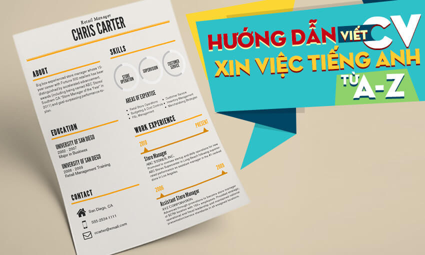 Cách viết CV bằng tiếng Anh chuyên nghiệp